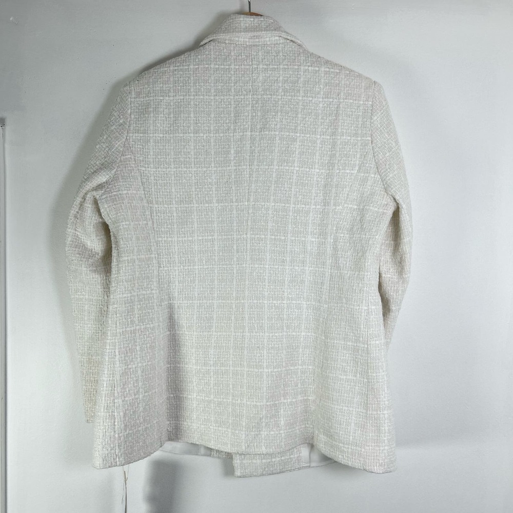 Commense Old Money Aesthetics Tweed Blazer XS NWT - Picture 9 of 9